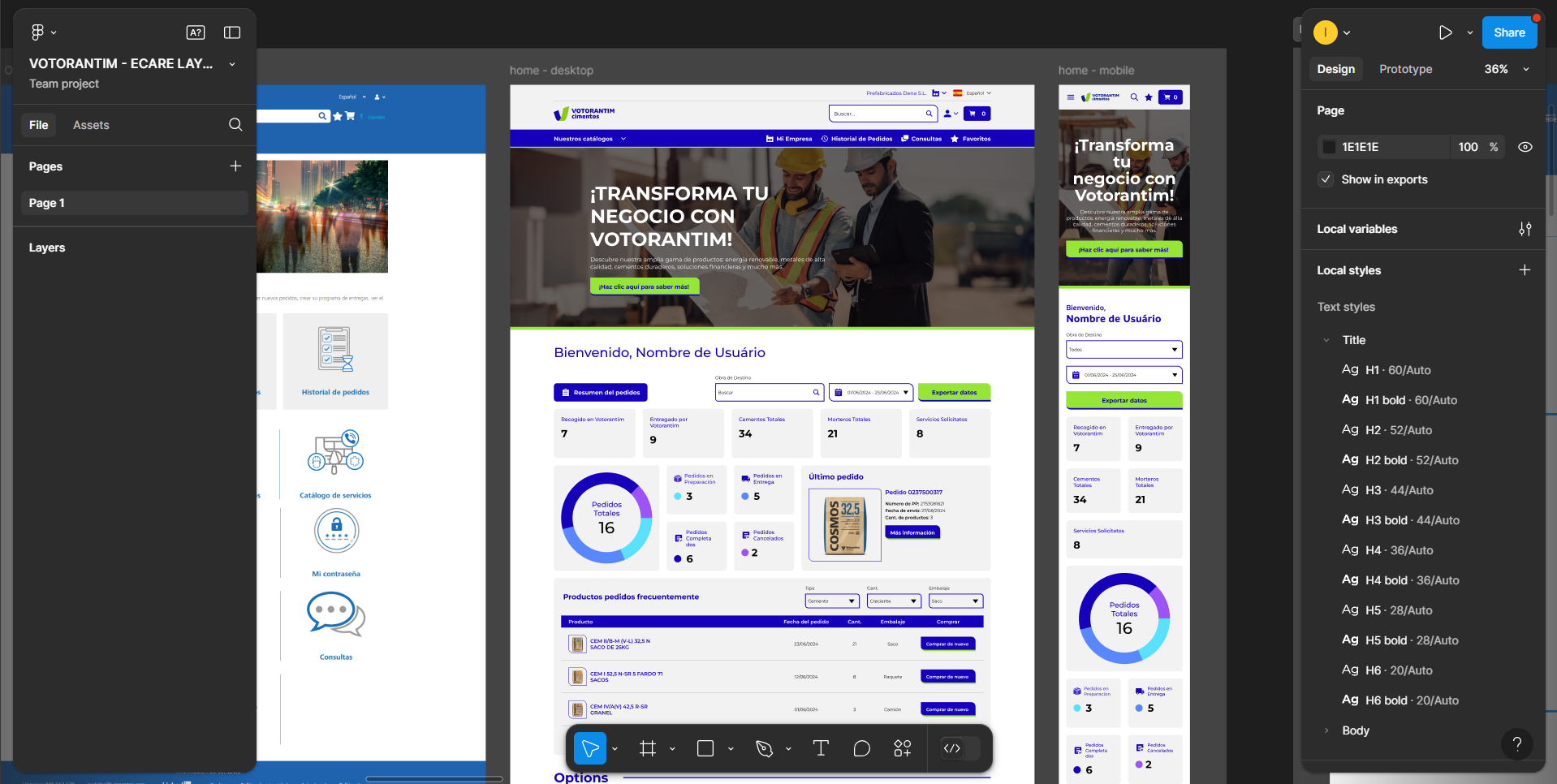 Votorantim UX/UI case study - Redesigning the B2B e-commerce experience
